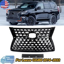 Gloss Black Front Bumper Grille Luxury Grill For LEXUS GX460 2014 2015 2016-2023