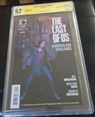 The Last of Us American Dreams #1 First Print CBCS 9.2 Signed Druckmann & Hicks!