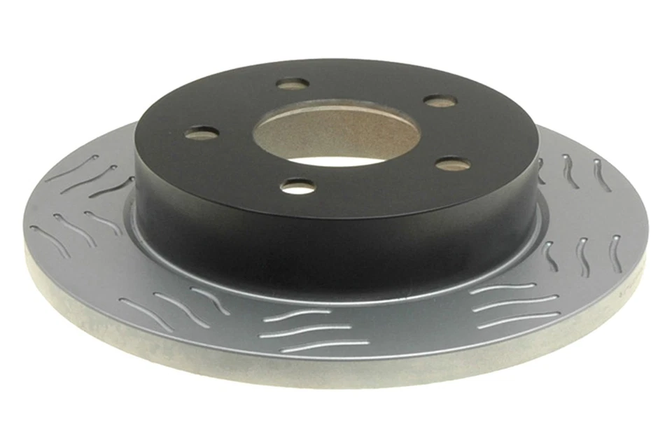 For Ford Mustang 94-04 ACDelco 18A654SD Gold Slotted 1-Piece Rear Brake Rotor Foto 3 de 4