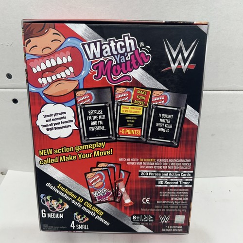 New Watch Ya' Mouth Family Brettspiel WWE Edition World Wrestling Entertainment - Bild 2 von 2
