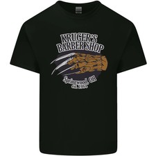 Camiseta de algodón ligero Krugers Barber Shop divertida de Halloween para hombre