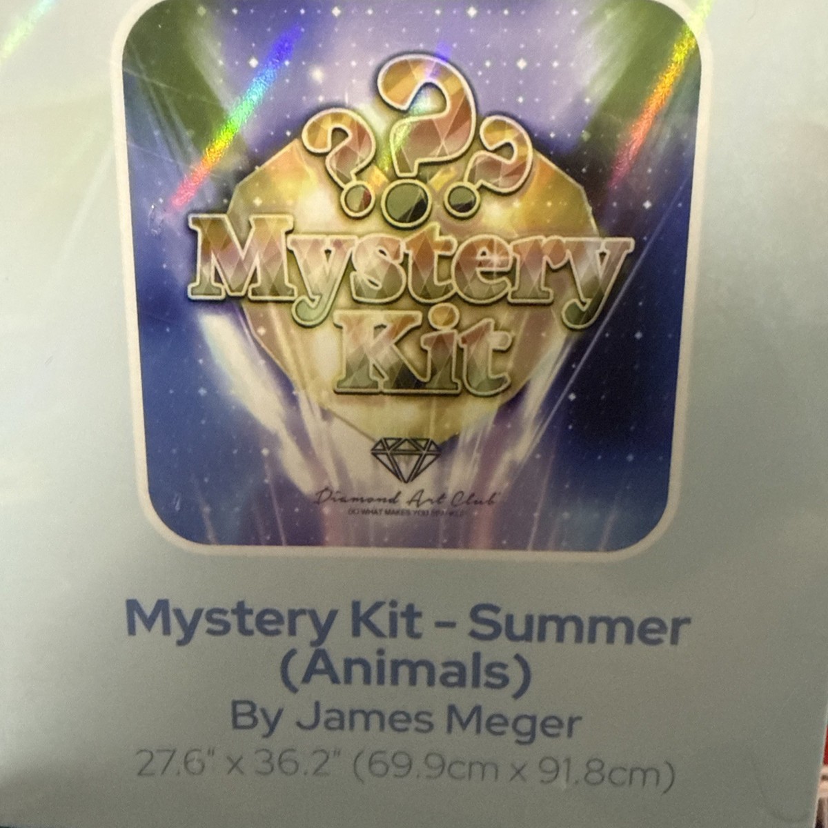 Diamond Art Club Mystery Kit Summer Animals James Meger LIMITED
