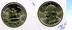 1934 P WASHINGTON SILVER QUARTER BU 7640T