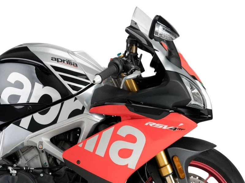 Alerones deportivos Puig Black de carga aerodinámica Aprilia RSV4 RR 2015-2020 Foto 2 de 4