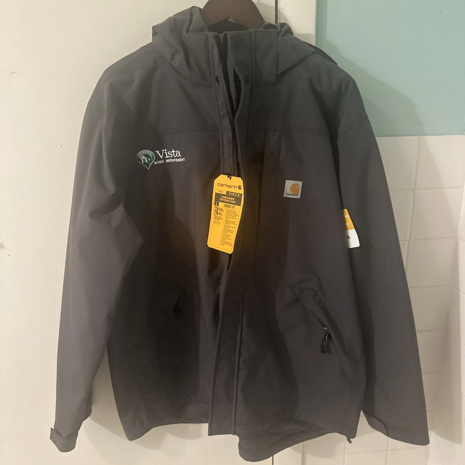 Mens Carhartt Storm Defender Loose Fit Heavyweight Jacket Gray Size XL New NWT
Opens in a new window