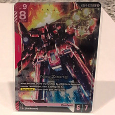 Bandai Gundam Card Game Neo Zeong GD04-033 MR Holo Unit 6/7 Cost 8