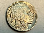 1936 AU full-horn Indian Head BUFFALO NICKEL. Exact coin shown. #q1