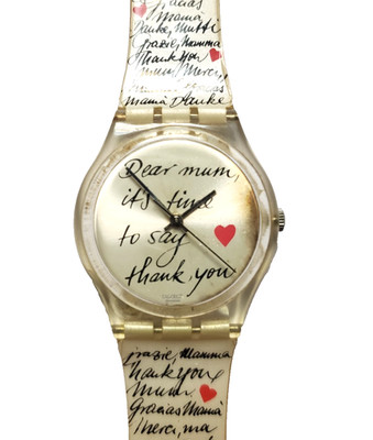 SWATCH 5742 Vintage Armbanduhr Uhr Dear Mum, ist Time to Say Thank You
