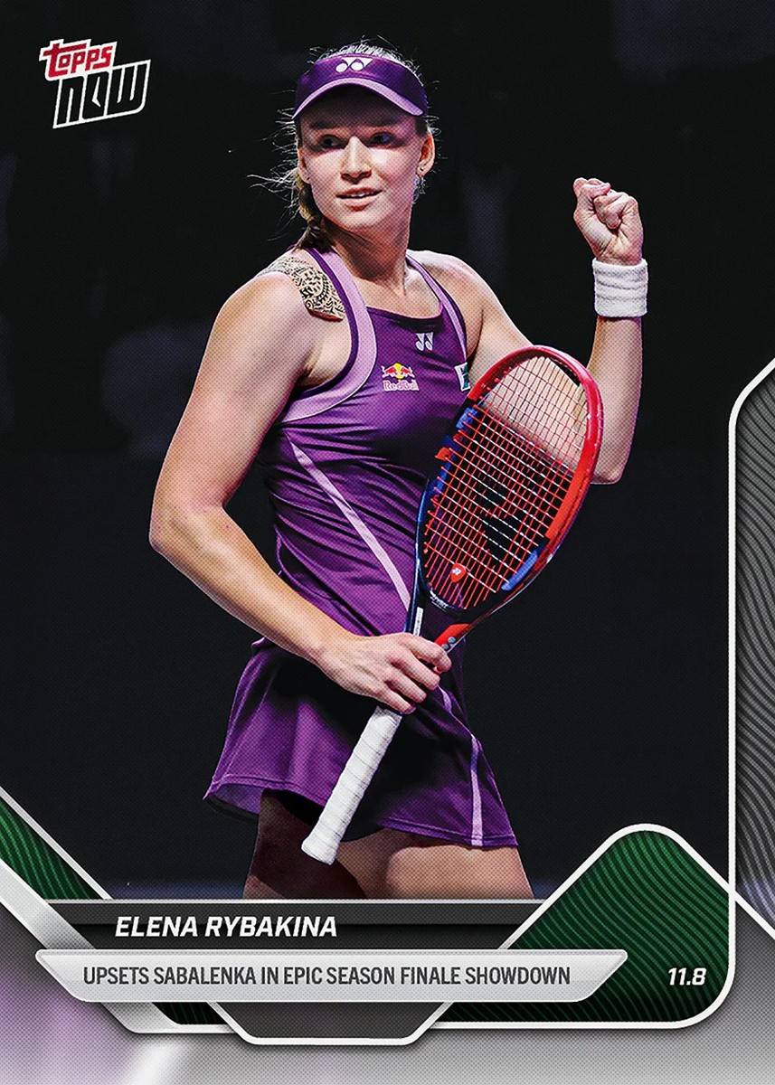 Elena Rybakina - 2025 Tennis Topps NOW Card TN-ER | eBay