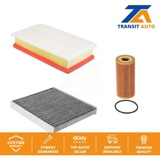 Air Cabin Engine Cartridge Oil Filters (3 Total) Kit For Volkswagen Atlas Cross