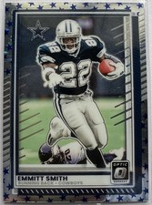2025 Panini Donruss Optic Emmitt Smith #5 star Prizm Dallas Cowboys logo match  