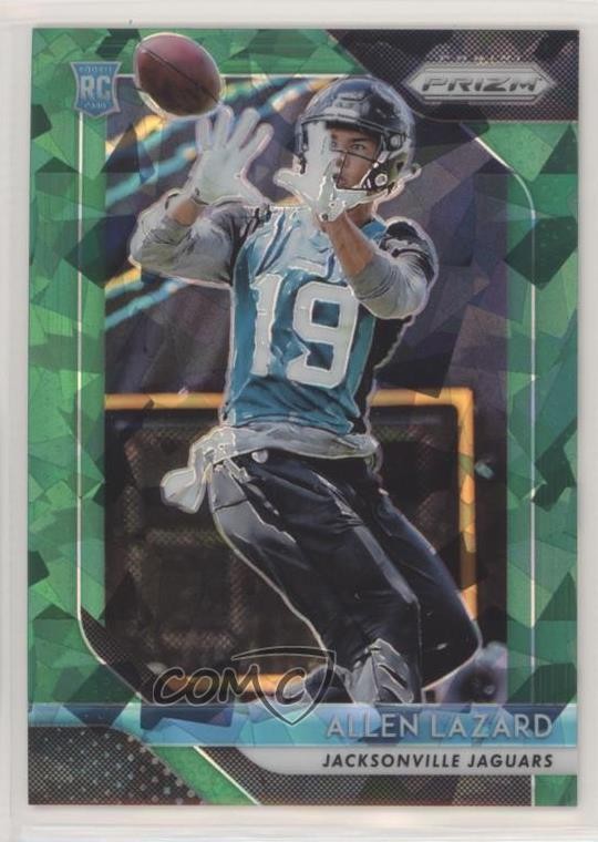 2018 Panini Prizm Rookie Green Crystals Prizm 18/75 Allen Lazard #294 7i2