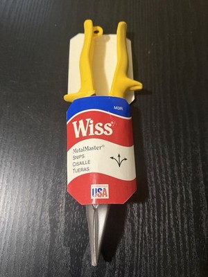 Vintage Old Stock WISS M3R Metalmaster Aviation Snips Cooper Tools USA