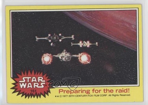 1977 Topps Star Wars #161 Preparing for the raid! — Raw