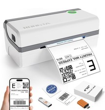 Rongta Bluetooth Thermal Shipping Label Printer, Wireless 4x6 Label Sticker P...