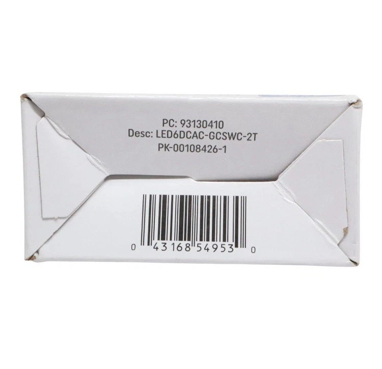 GE Soft White LED Classic Shape Bulb CAC Candelabra 5.5W (60W EQ) Dimmable 2pk - Image 3 of 3