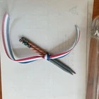 Antique Civil War Era Patriotic Flag Americana Slate Pencils One Pair