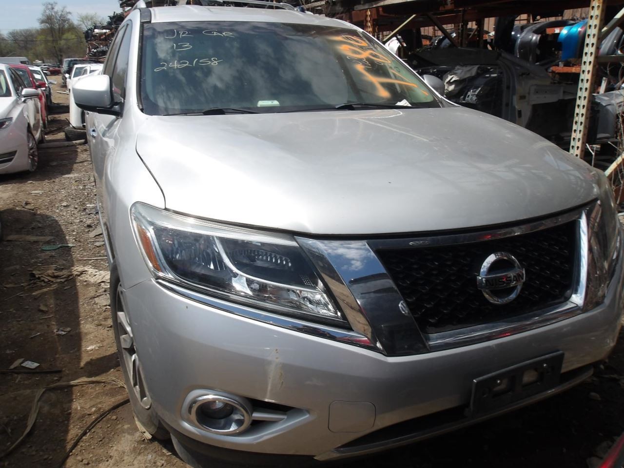 Power Sliding Passenger Mirror for 2013-2016 Nissan Pathfinder 1603536