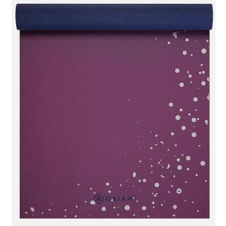 GAIAM YOGA MAT PREMIUM - BERRY PINK - 68"L X 24"W X 4MM - BERRY PINK - Image 4 of 4