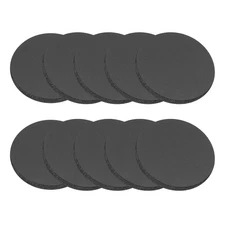 10 Pcs 20mm Dia x 1.5mm Rubber Solid Discs Washers Round Gasket Pad Black