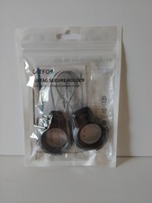 2-Pack GITFOS AirTag Secure Holder w/ Steel Cable Lock Luggage Tag Case Key NEW