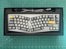 Keychron Q8 Mechanical Keyboard Brown Switches Alice Ergo Layout USB-C RGB