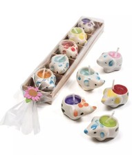 Image of Lucky Elephant Candles Gift Set - 5 Mini Candles in a gift tray
