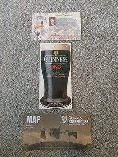 Guinness Hopstore / Storehouse paperwork