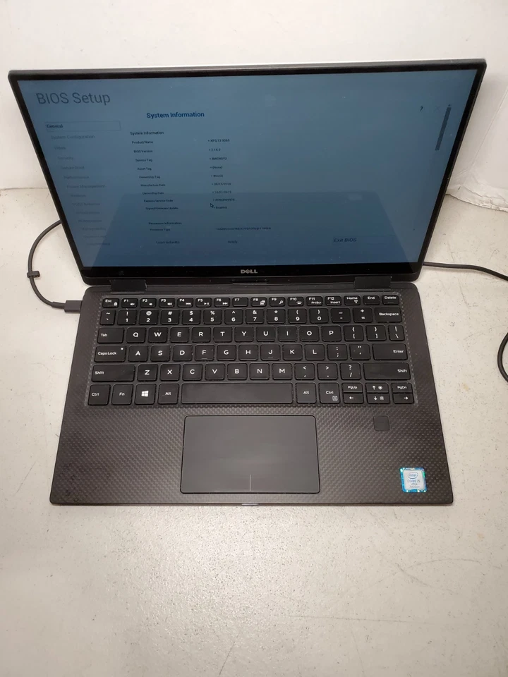 Portátil Dell XPS 13 9360 13,3" i5-7Y57 1,2 GHz 8 GB ¡Sin SSD/OS! #69 Foto 3 de 4