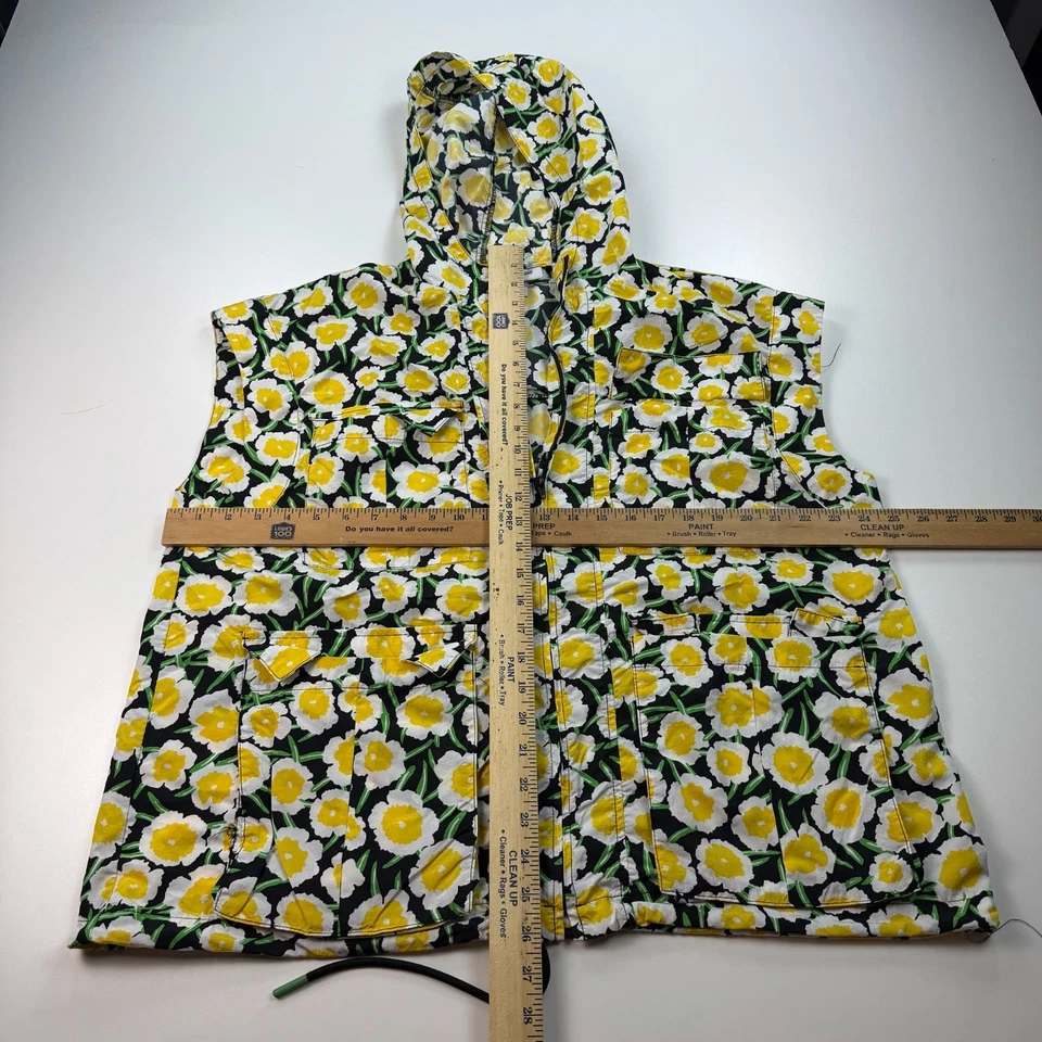 Chaleco con Capucha Diane Von Furstenberg Amapola Mujer Mediano Floral Embalable Foto 4 de 4