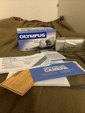 Olympus Stylus Epic Zoom 80 35mm Film Point  Shoot Camera Original Box Works
