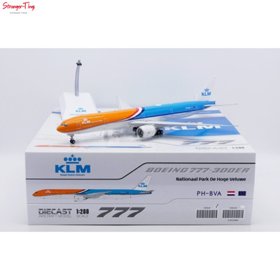 JC Wings 20449 - 1/200 KLM ROYAL DUTCH AIRLINES BOEING 777-300ER ORANGE
