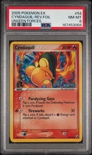 2005 POKEMON EX UNSEEN FORCES #54 CYNDAQUIL-REVERSE FOIL PSA 8 on eBay