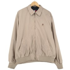Tommy Hilfiger Vintage Giacca Casual Uomo Beige Windbreaker Regular Tg. M
