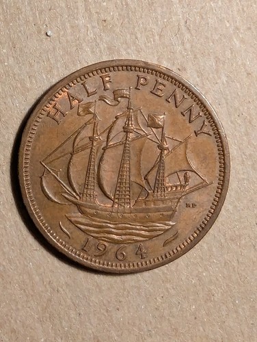 1964 Great Britain Half Penny