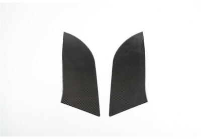 2Pcs Soft Carbon Fiber Rear Door Protection Panel Fits Dodge Challenger 2015-22