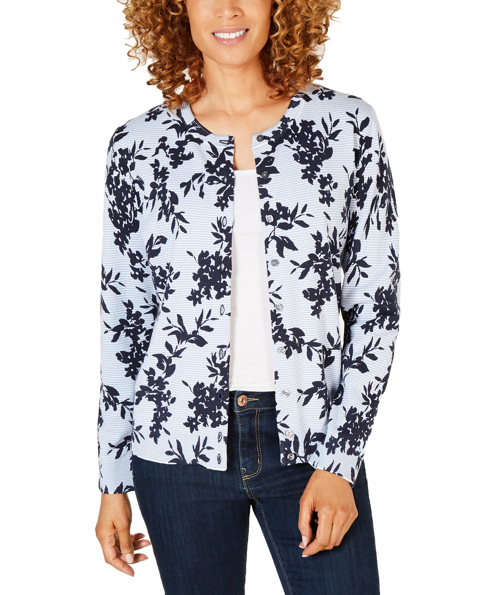 Karen scott floral clearance cardigan