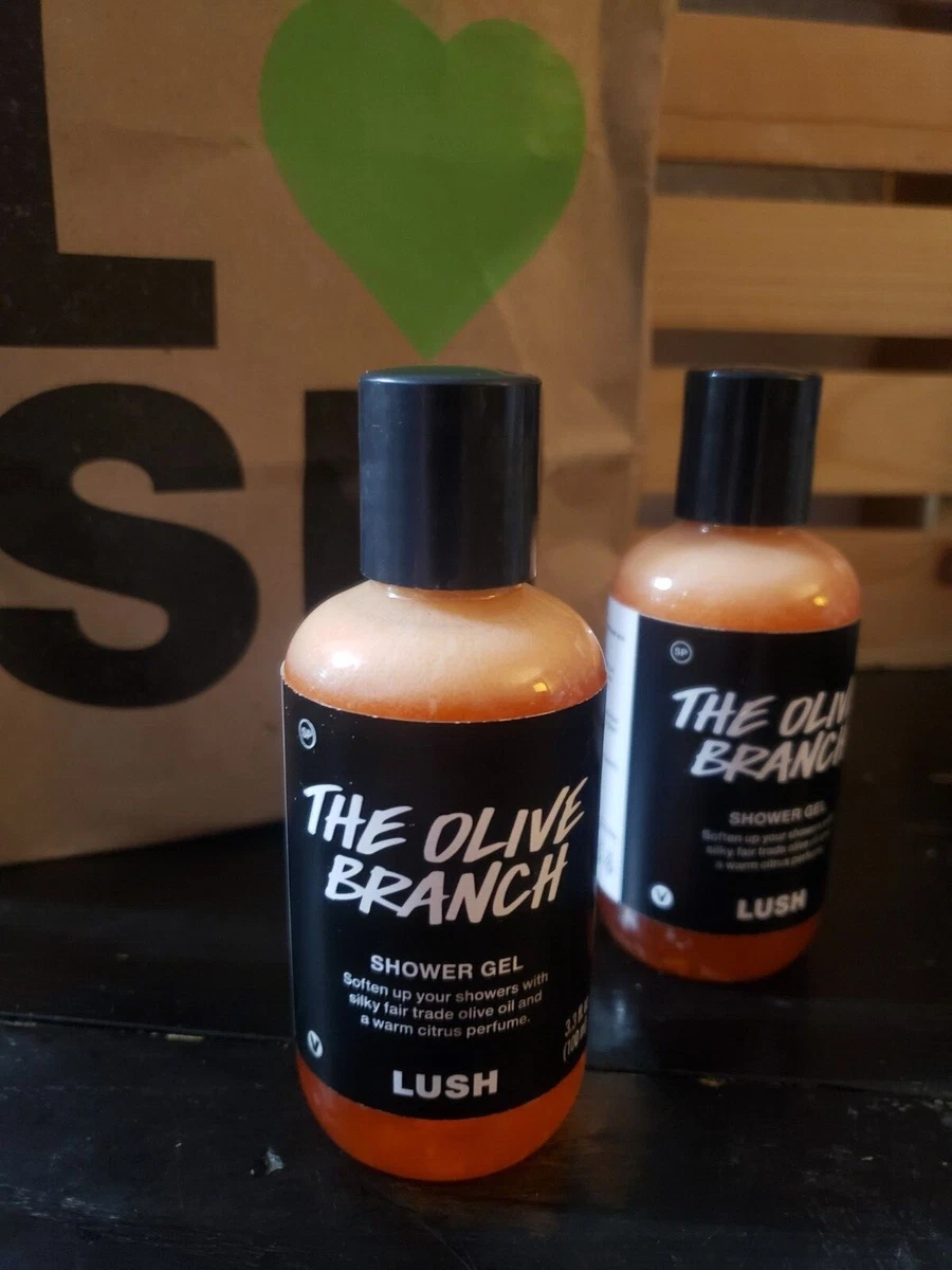 Set of 2 Lush Seasonal Fragrance The Olive Branch 3.3 fl oz Shower Gels