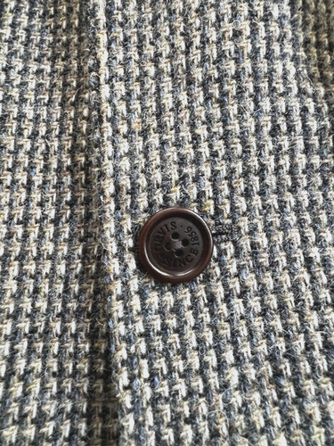 Orvis Tweed Sport Coat Jacket Recent Men's 40R 3-Button Gray New Wool Vented Euc - Picture 4 of 11