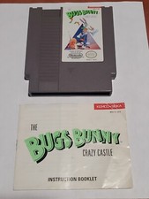 The Bugs Bunny Crazy Castle NES With Manual, Cleaned, Tested and Working