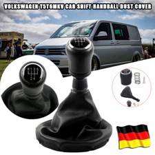 Schaltmanschette Schaltknauf für VW T5 Transporter Kasten Bus mit Rahmen 5 Gang