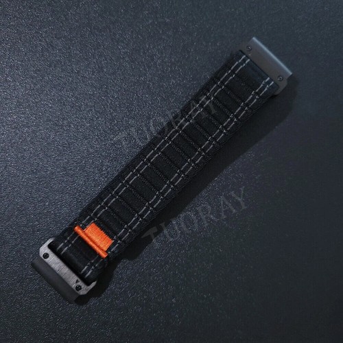 Quick Fit Sport Nylon Armband Für Garmin Fenix 8 7 7X 6 6X 5 5X 3HR Epix Pro Gen - Bild 26 von 40