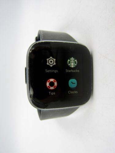 Fitbit Versa 2 Fitness Smart Watch Activity Tracker FB507 w/ Large Band - Used