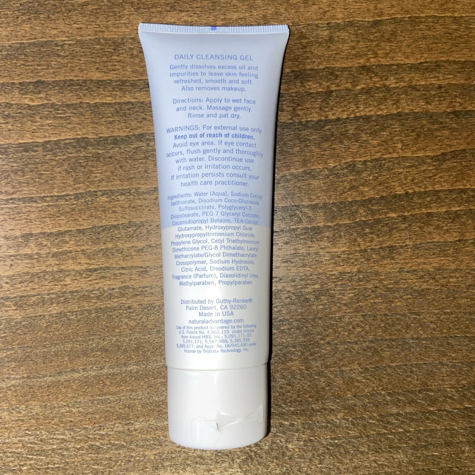 Natural Advantage By Jane Seymour Skin Daily Cleansing Gel 4 fl. oz (SEALED) - Image 2 of 4