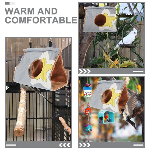 Warm Bird Nest Bird Hammock Parrot Cage Hanging collections House Birds Nest Winter Bird