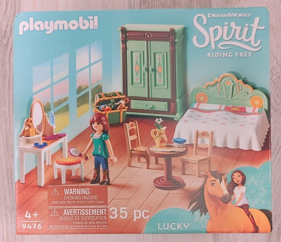 Playmobil Spirit Riding Free Barn Lucky s Bedroom Set 9476 New In