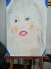 dipinti su tela con colore acrilico