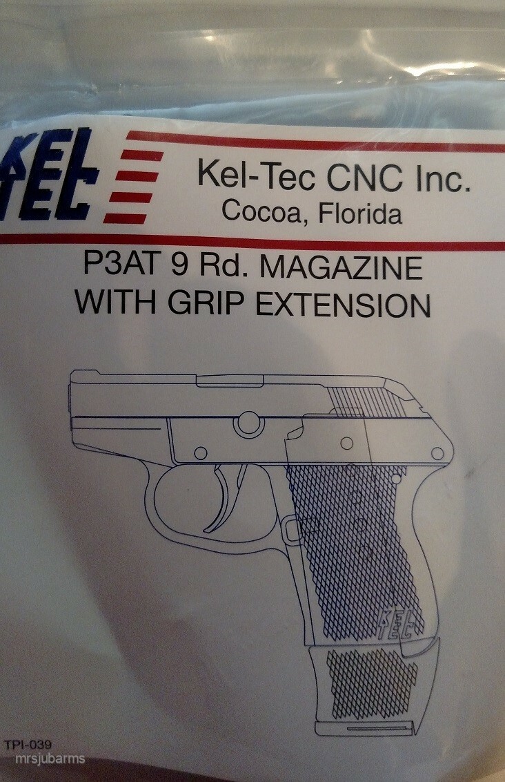 KelTec P3AT 380acp 9 Round Extended Magazine #P3AT-37 9rd Mag - Factory NEW OEM