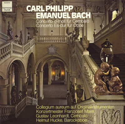 Harmonia Mundi C065-99828 BACH CPE Harpsichord & Oboe Concertos LEONHARDT HUCKE