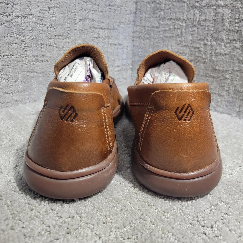 Johnston & Murphy Brannon Venetian Men's Size 12M US Brown Leather Loafer Shoes - Image 4 of 4